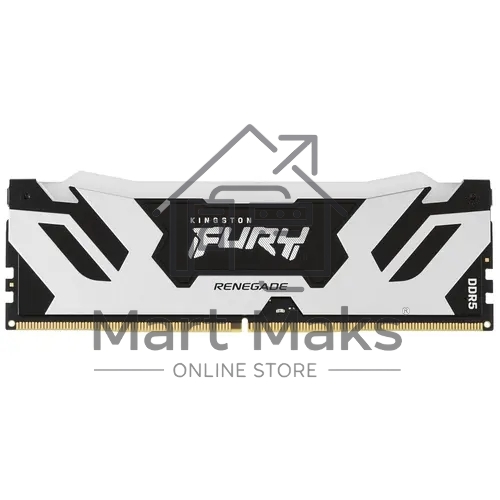 Оперативная память Kingston Fury Renegade, DDR5, 16GB (1x16GB), 7600MHz, CL38, DIMM, с радиатором, RGB, серебристый