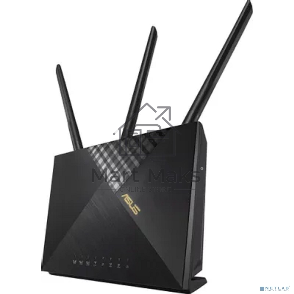 Маршрутизатор ASUS 4G-AX56 Dual-Band WiFi 6 LTE Router 574+1201Mbps EU RTL 5 (869225) (90IG06G0-MO3110)