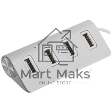 Разветвитель Rexant 4 USB-port серебристый