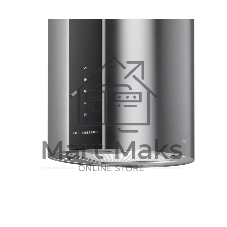 Вытяжка Kuppersberg MOTUBA 35 X, цилиндрическая, островная, 35 см, сенсорное управление, таймер, отвод/рециркуляция, 3 скорости, производительность 850 м3/ч, LED освещение, обратный клапан, уровень шума 68 дБ, угольный фильтр CF110 (опция), цвет нержавеющая сталь