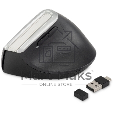 Мышь беспроводная Oklick 991MW серый, 2400 dpi, радиоканал, Bluetooth, USB, кнопки - 7