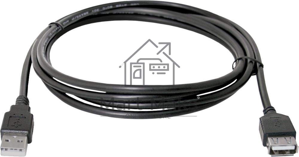 Кабель USB Defender USB02-17 USB2.0 AM-AF, 5.0м (87454)