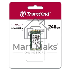 Накопитель SSD 240GB Transcend MTS420, 3D NAND, M.2[R/W - 560/500 MB/s]