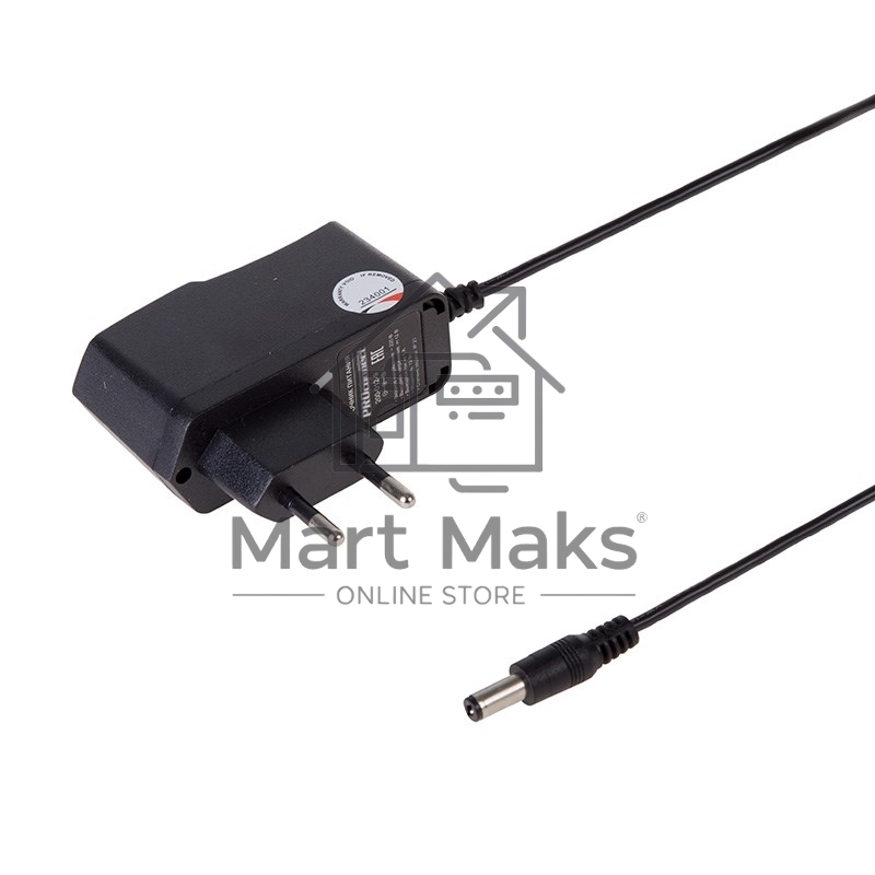 Источник питания 110-220 V AC/5 V DC 2 А 10 W с DC разъемом подключения 5.5х2.1, без влагозащиты (IP23)
