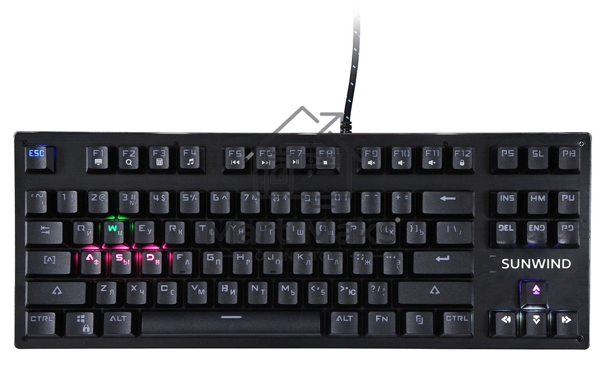 Клавиатура SUNWIND SW-K900G,USB, черный 1422332