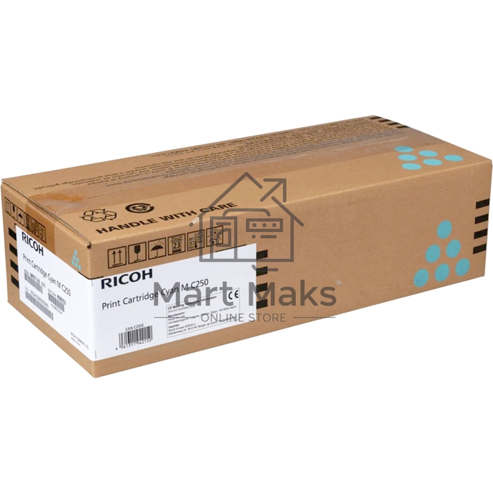 Картридж лазерный тип M C250H голубой для Ricoh P C301W/M C250FW