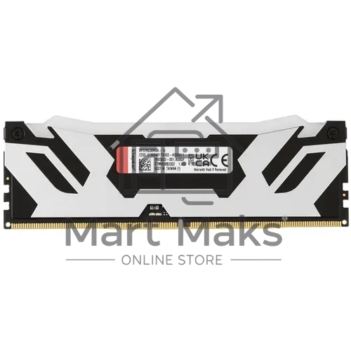 Оперативная память Kingston Fury Renegade, DDR5, 16GB (1x16GB), 7600MHz, CL38, DIMM, с радиатором, RGB, серебристый