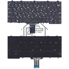 Клавиатура для ноутбука Dell E5250 E7250 черная без подсветки
