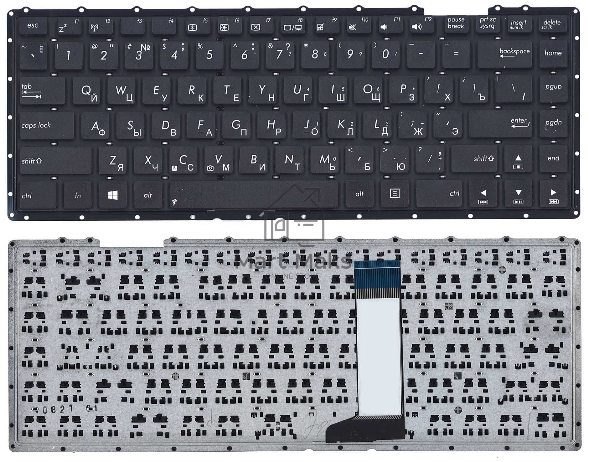 Клавиатура для ноутбука Asus X451 X451CA черная