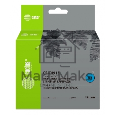 Картридж струйный Cactus CS-C4913 №82 желтый (72 мл) для HP Design Jet 500/800C
