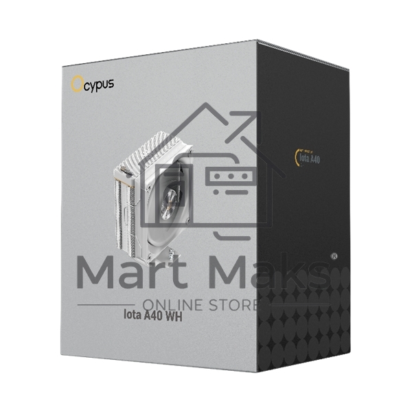 Cooler Ocypus Iota A40 WH Iota-A40-WH белый 120мм алюминий+медь 2000rpm 29db 4-pin 220W 156мм