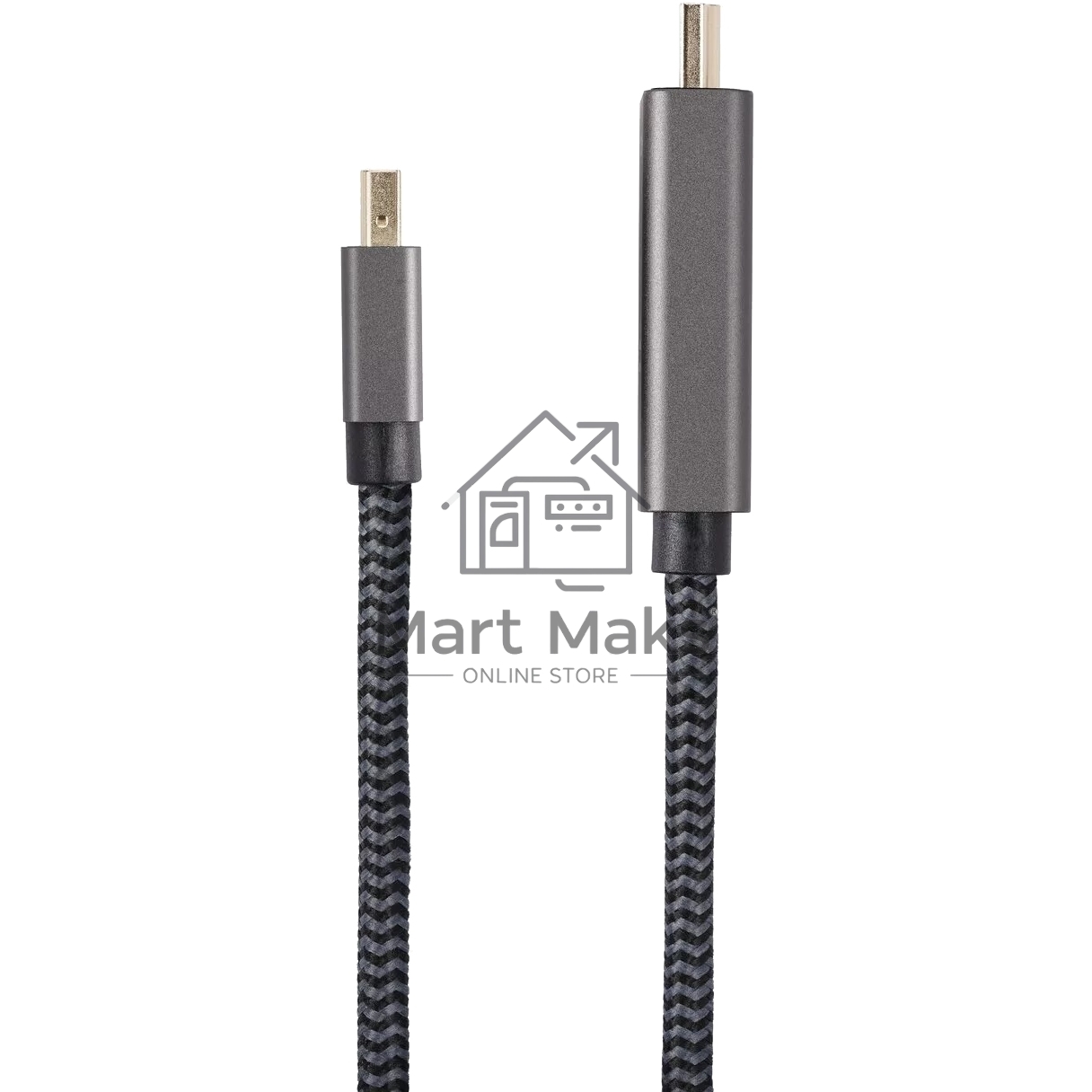 Кабель miniDisplayPort M-> HDMI M 4K@60Hz 1.8m Telecom,оплетка (TA562M-1.8M)