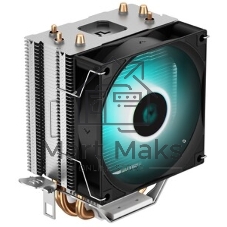 Кулер для процессора DEEPCOOL AG300 LED, 92 мм, алюминий/медь, 3050 об/мин, 30.5 дБ, 4 pin, 150 Вт, 129 мм