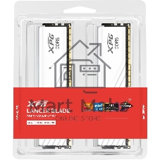 Оперативная память XPG Lancer Blade, DDR5, 32GB (2x16GB), 6400MHz, CL32, DIMM, с радиаторами, RGB, белый