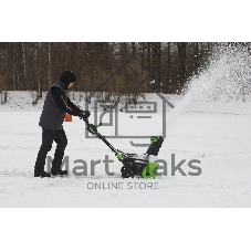 Снегоуборщик аккумуляторный GreenWorks GD82, 56 см, 82V, бесщеточный, без АКБ и ЗУ (2602507)