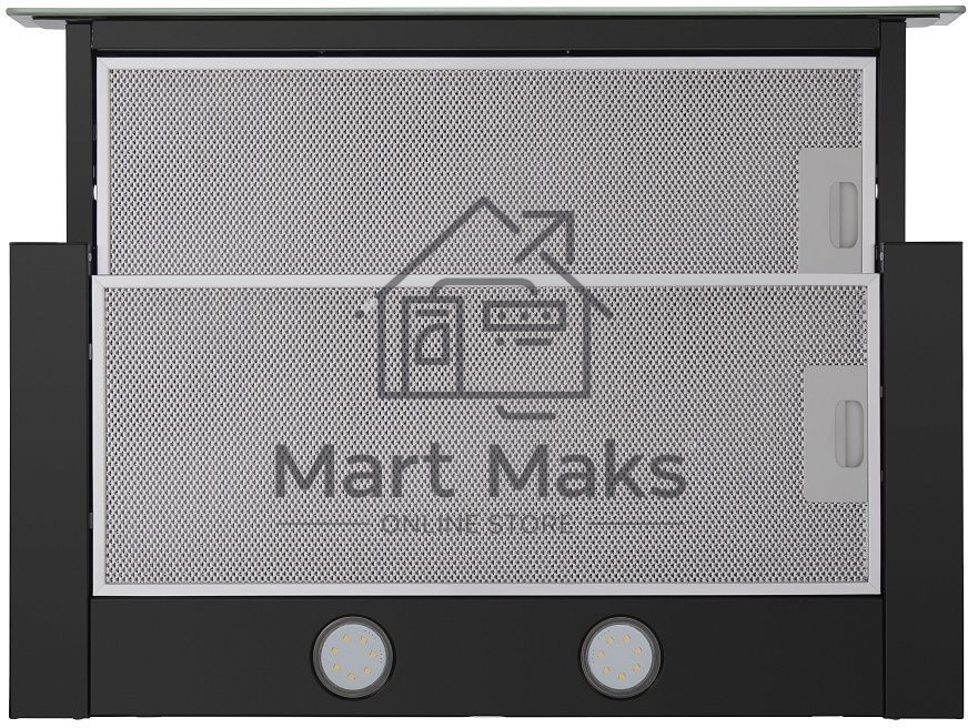 Вытяжка встраиваемая Maunfeld Ouse Touch Glass 60 черный, 60 см, 750 куб. м/ч, 48 дБ