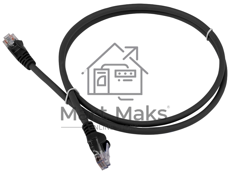 Патч-корд Lanmaster LSZH UTP кат.6, 3.0 м, черный