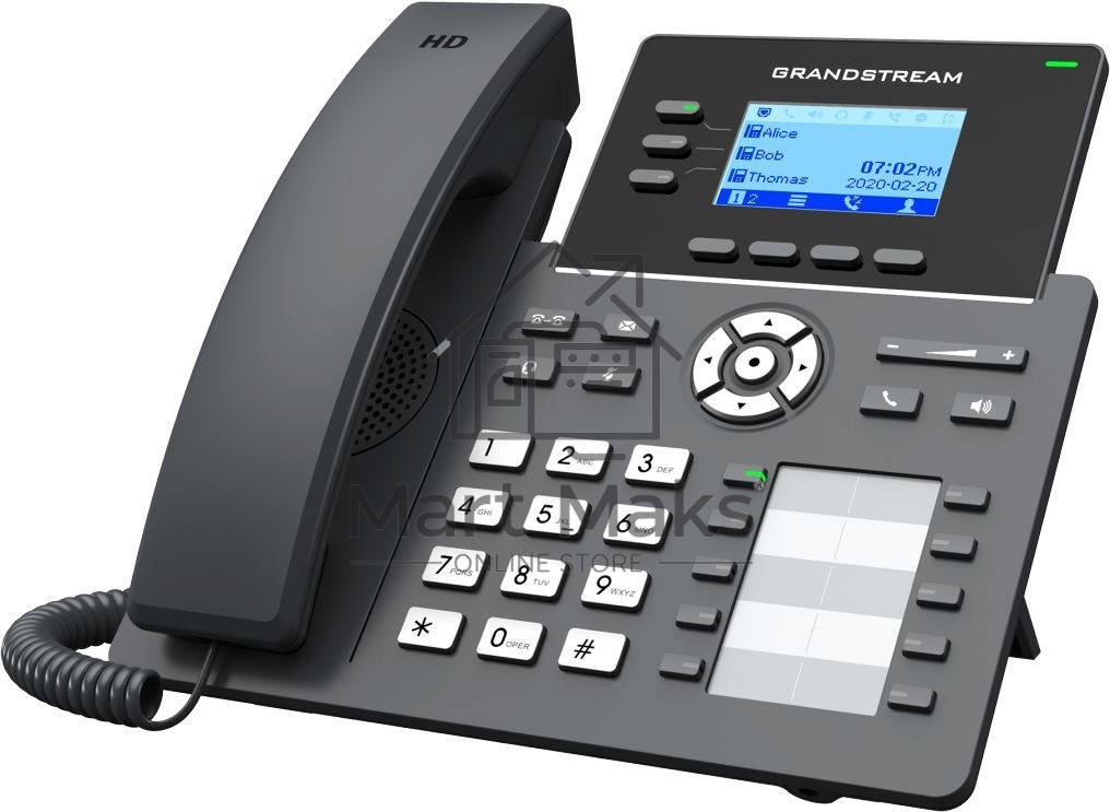 Телефон IP Grandstream GRP2604 черный