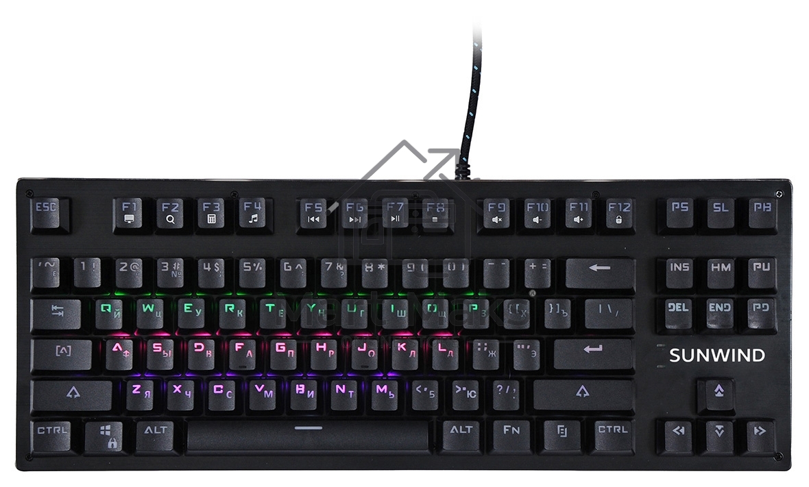 Клавиатура SUNWIND SW-K900G,USB, черный 1422332