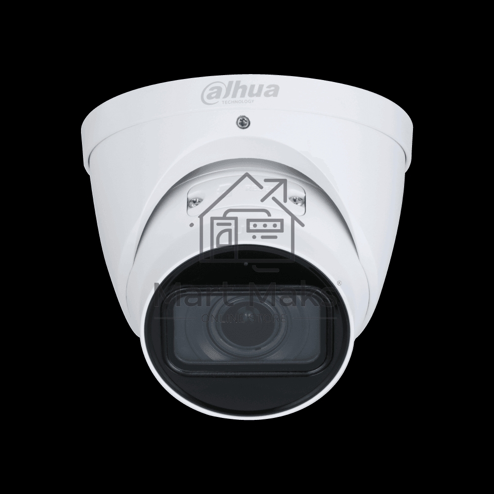 Видеокамера Dahua DH-IPC-HDW3241TP-ZS-27135-S2 уличная купольная IP-видеокамера с ИИ 4Мп 1/3” CMOS объектив 2.7-13.5мм