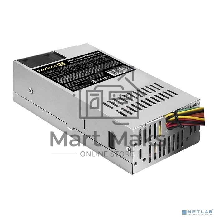 Блок питания ExeGate F250AS (EX292562RUS), 250Вт, 80 PLUS, 40мм, серый