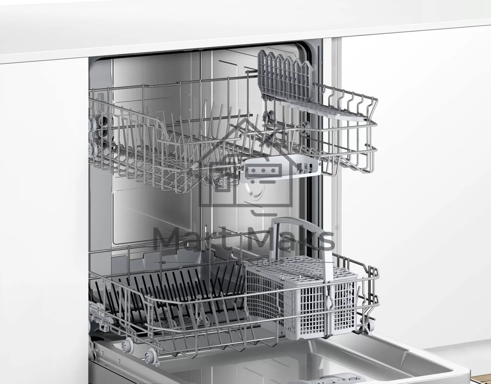 Встраиваемая посудомоечная машина Bosch SMV25AX06E, черный, 59.8 см, 12 компл., 48 дБ, класс A