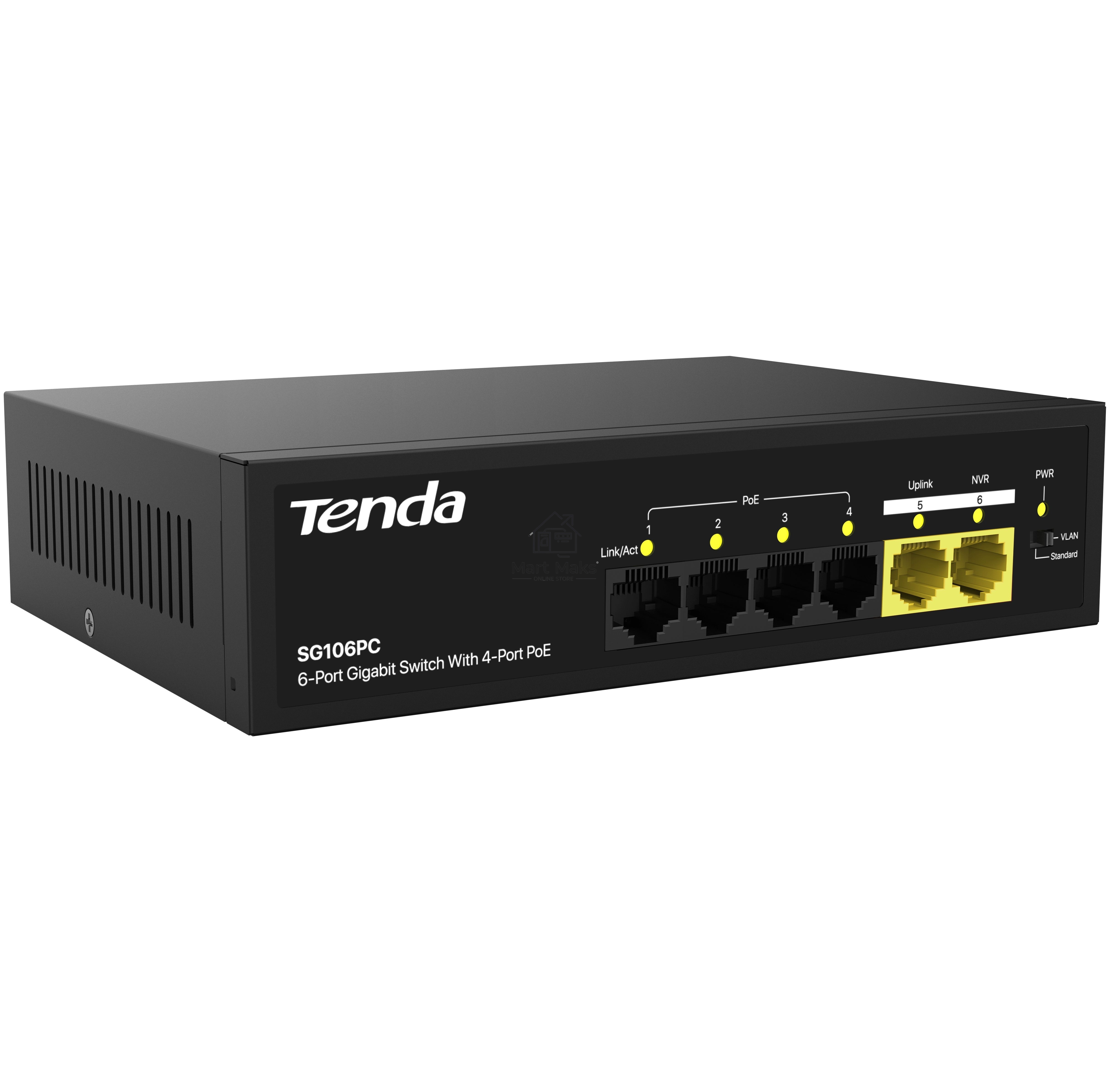 Коммутатор TENDA SG106PC 6PORT 10/100/1000M
