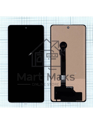 Дисплей для Xiaomi Poco X5 Pro в сборе с тачскрином (TFT) черный