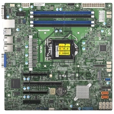 Материнская плата Supermicro MBD-X12STL-F-B, LGA1200, Intel C252, 4xDDR4, 6xSATA, 1xM.2 (PCIe 3.0 x4), 1xPCIe 4.0 x16, 2xPCIe 4.0 x8, 1xPCIe 4.0 x4, 2xLAN, mATX
