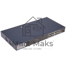 Коммутатор Hikvision DS-3E0518P-E, 16×1 Гбит/с PoE+ + 1×1 Гбит/с RJ45 + 1×1 Гбит/с SFP, неуправляемый