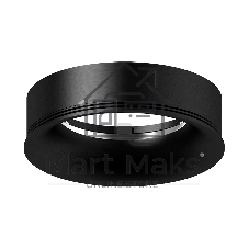 Насадка для корпуса светильника N7011 PBK черный полированный D70*H20mm Out2mm MR16