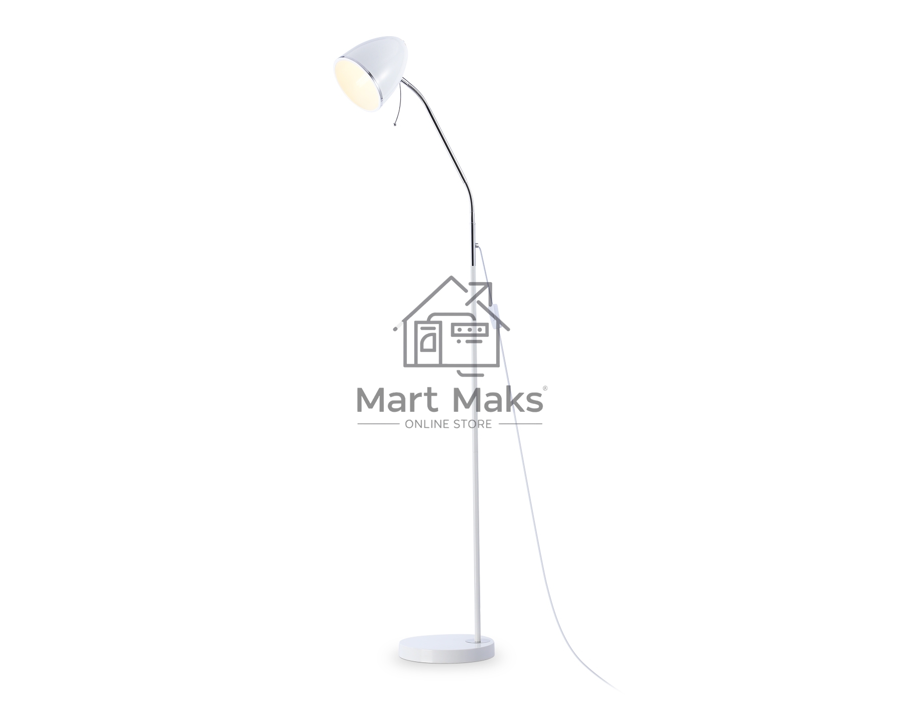 Светильник Ambrella light TR97680 WH белый E27 max 40W D150*1540