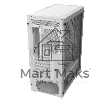 Корпус без блока питания Raijintek ARCADIA 41, Midi-Tower, TG, 1x120мм, 2xUSB-A 3.0 + 1xUSB-C, ATX, mATX, mITX White