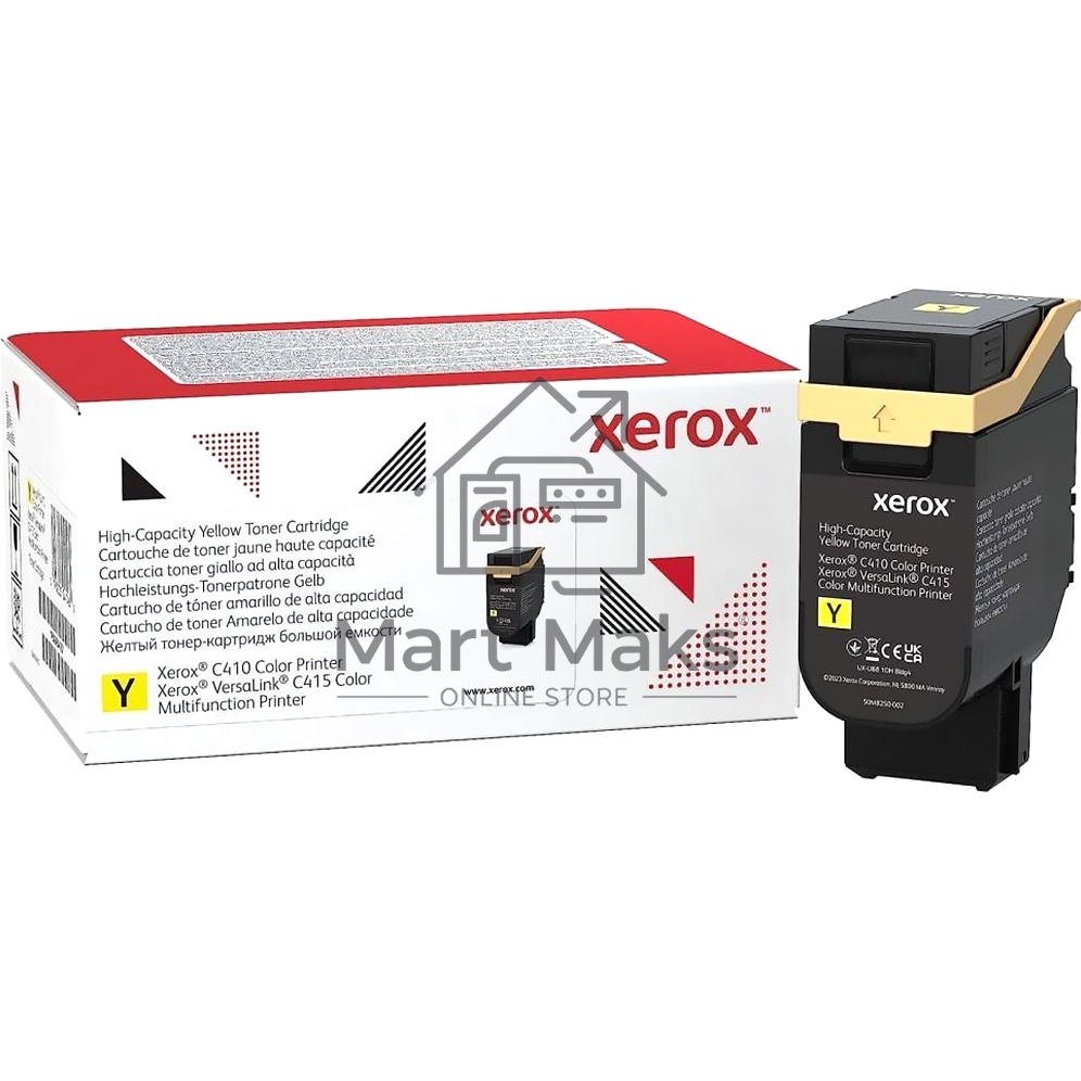 Тонер-картридж Xerox 006R04767 большой емкости, желтый Xerox VLC410/415 (7000 страниц)/желтый High Capacity Toner Cartridge, Xerox VLC410/415 (7,000 Pages)