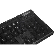 Клавиатура MSI STRIKE Pro W Silent механическая серый/черный USB Multimedia for gamer LED (подставка для запястий) (S11-43RU210-CLA)