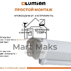 Настенный экран Lumien LEP-100127 Eco Picture 157х227см (рабочая область 124х221 см) (100