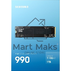 Твердотельный диск 1TB Samsung 990, M.2, PCI-E 4.0 x4, V-NAND TLC [R/W - 7150/6450 MB/s]