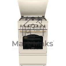 Плита комбинированная Gorenje GKS5B70CLI бежевый, конфорок 4 газовых, духовка 70 л, 50 см x 85 см x 59.4 см