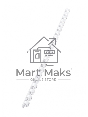 Пружины для переплета пластиковые Fellowes Lamirel LA-7867801 19мм белый 100 шт