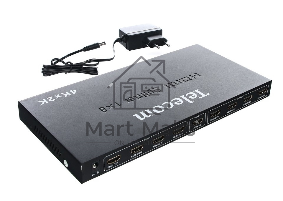 Разветвитель Telecom HDMI 1=>8 4k@30 HZ <TTS7010>