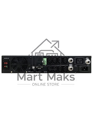 Источник бесперебойного питания Powercom Smart King RT SRT-2000A LCD 1800Вт 2000ВА черный