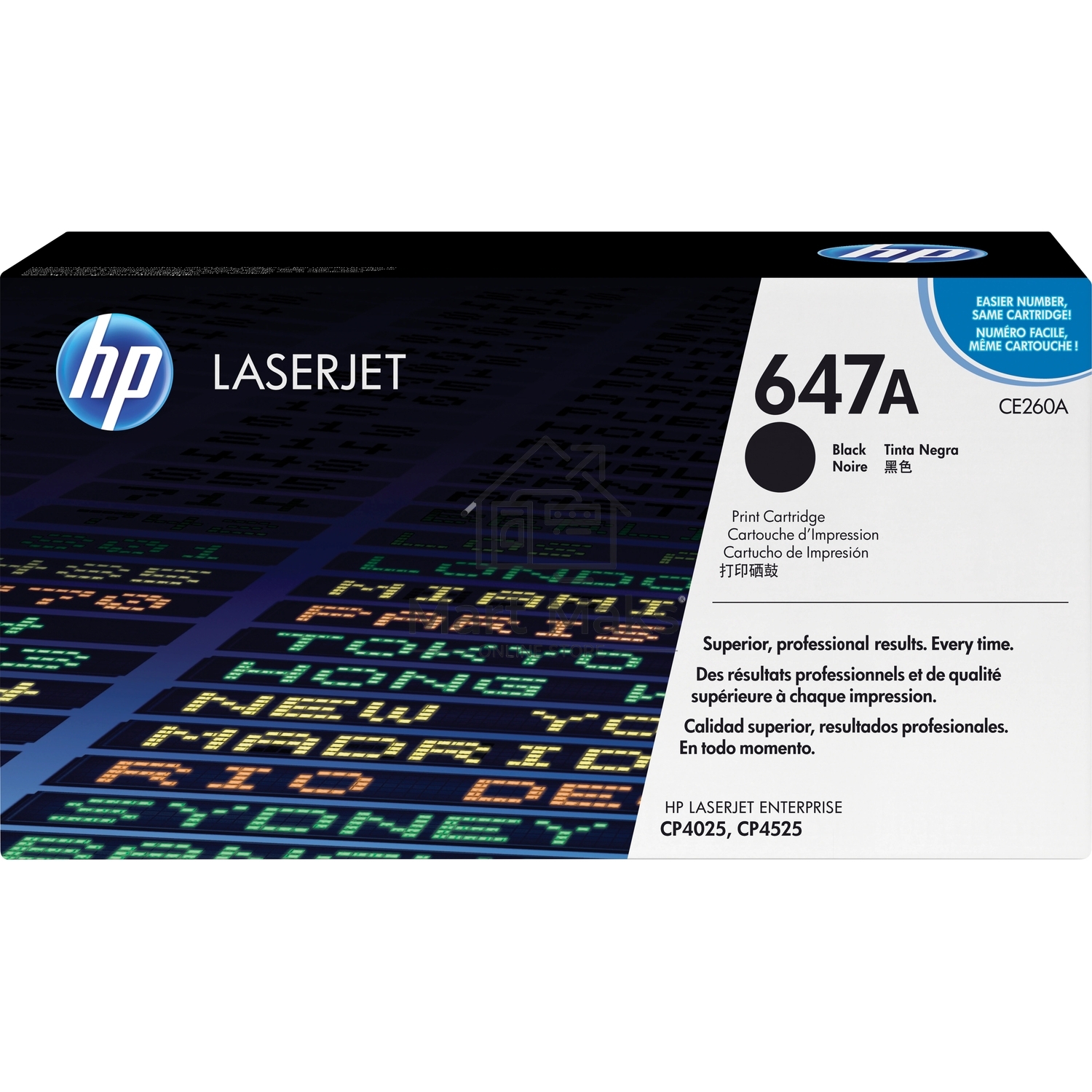 Картридж лазерный HP CE260A черный CLJ CP4025/CP4525 (8500стр.)