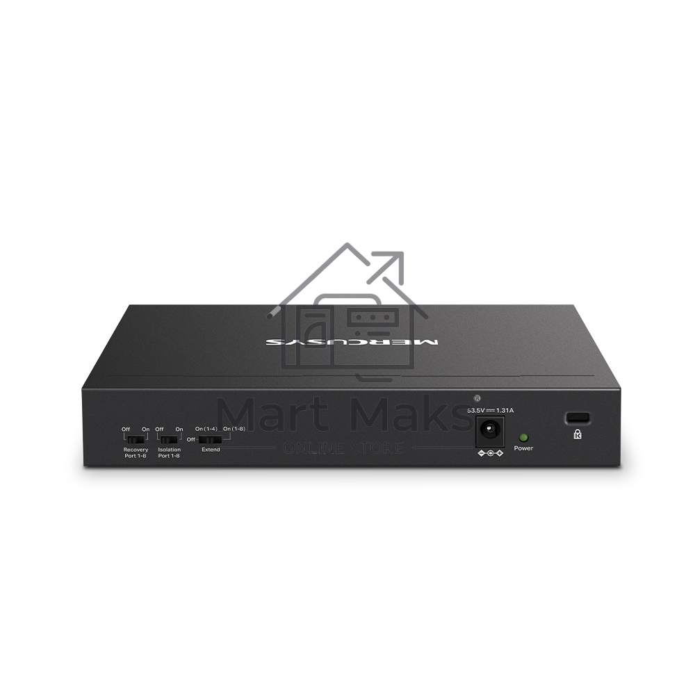 Настольный коммутатор Mercusys MS110P с 10 портами 10/100 Мбит/с (8 портов PoE+)