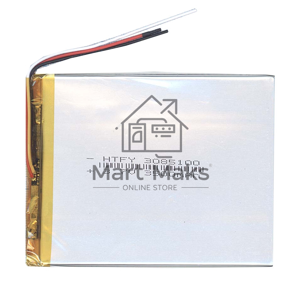 Аккумулятор Li-Pol (батарея) 3*85*100мм 3pin 3.7V/3500mAh