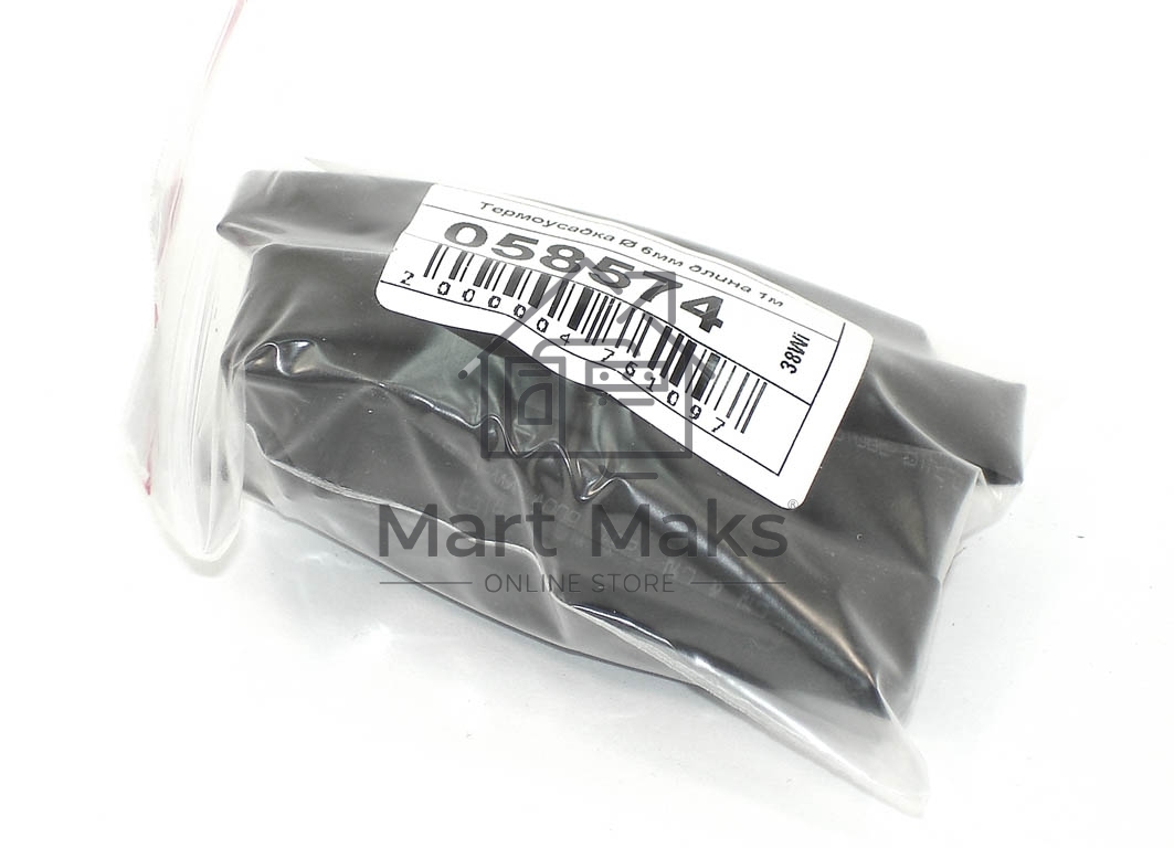 Термоусадка d 6мм длина 1м