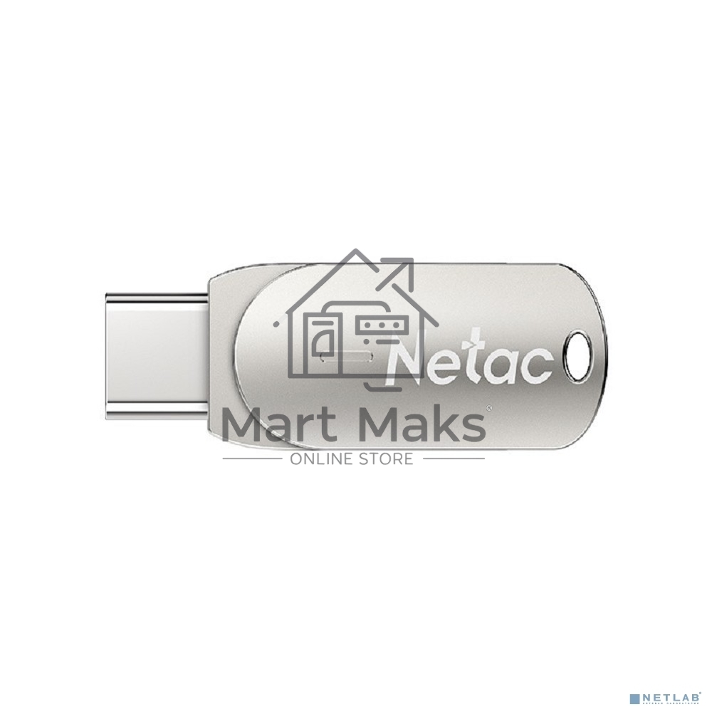 Флешка USB R/W R/W Netac U785 32Gb <NT03U785C-032G-30PN>, USB3.0+TypeC, металлическая
