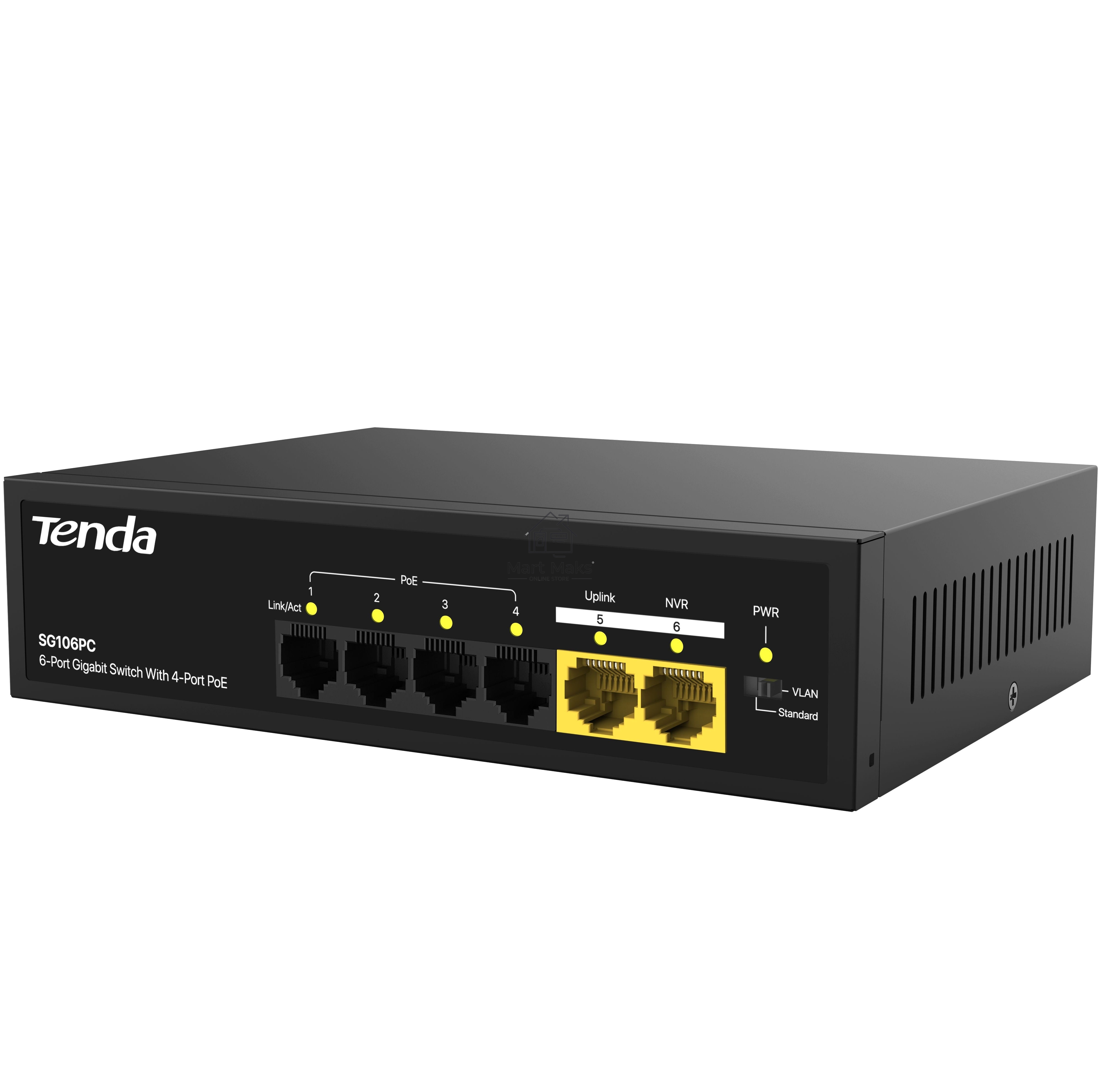 Коммутатор TENDA SG106PC 6PORT 10/100/1000M