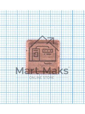 Медная термопрокладка 1.0 мм - 1шт.