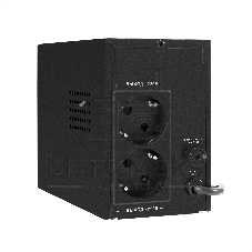 Источник бесперебойного питания ExeGate Power Smart ULB-500.LCD.AVR.2SH 500VA/300W, LCD, AVR, 2*Schuko, металлический корпус, черный