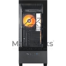 Компьютерный корпус Chieftec Vista черный без БП ATX 3x120мм 1xUSB2.0 1xUSB3.0 1xUSB3.1 audio bott PSU